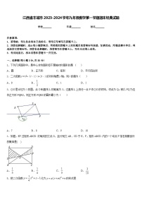 江西省丰城市2023-2024学年九年级数学第一学期期末经典试题含答案