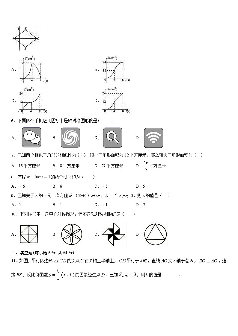 江西省吉安八中学2023-2024学年数学九上期末监测试题含答案第2页