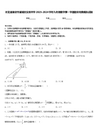 河北省保定市满城区实验中学2023-2024学年九年级数学第一学期期末经典模拟试题含答案