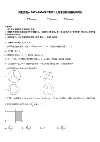 河北省衡水2023-2024学年数学九上期末质量检测模拟试题含答案