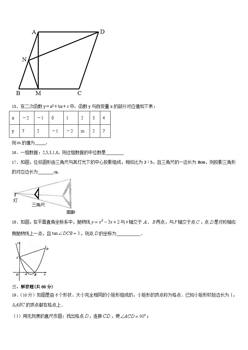 河南省商丘柘城县联考2023-2024学年九年级数学第一学期期末预测试题含答案03