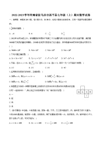 河南省驻马店市西平县2022-2023学年七年级（上）期末数学试卷(含解析)