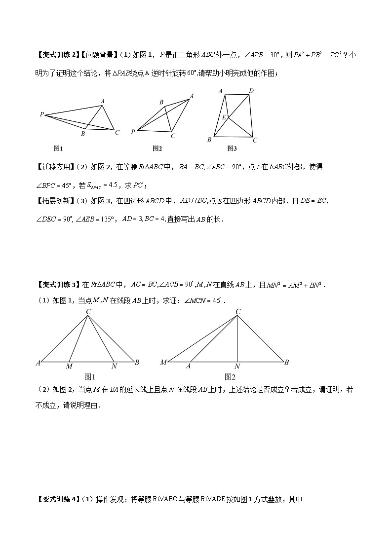 专题07 旋转模型（原卷版）第3页