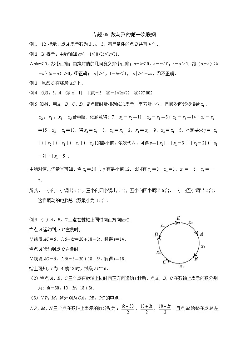 专题05 数与形的第一次联姻_答案第1页