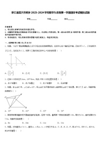 浙江省嘉兴市桐乡2023-2024学年数学九年级第一学期期末考试模拟试题含答案