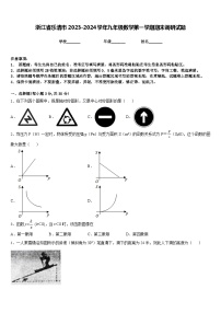 浙江省乐清市2023-2024学年九年级数学第一学期期末调研试题含答案