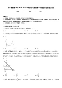 浙江省秋瑾中学2023-2024学年数学九年级第一学期期末综合测试试题含答案