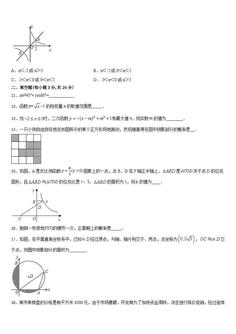 湖北省武汉市求新联盟联考2023-2024学年九上数学期末经典模拟试题含答案第3页