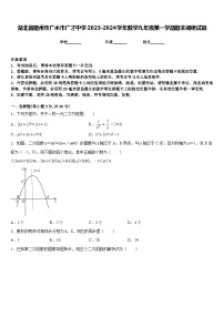 湖北省随州市广水市广才中学2023-2024学年数学九年级第一学期期末调研试题含答案