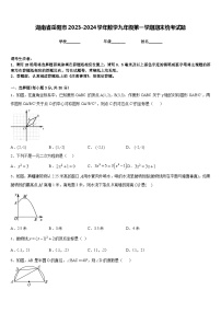 湖南省岳阳市2023-2024学年数学九年级第一学期期末统考试题含答案