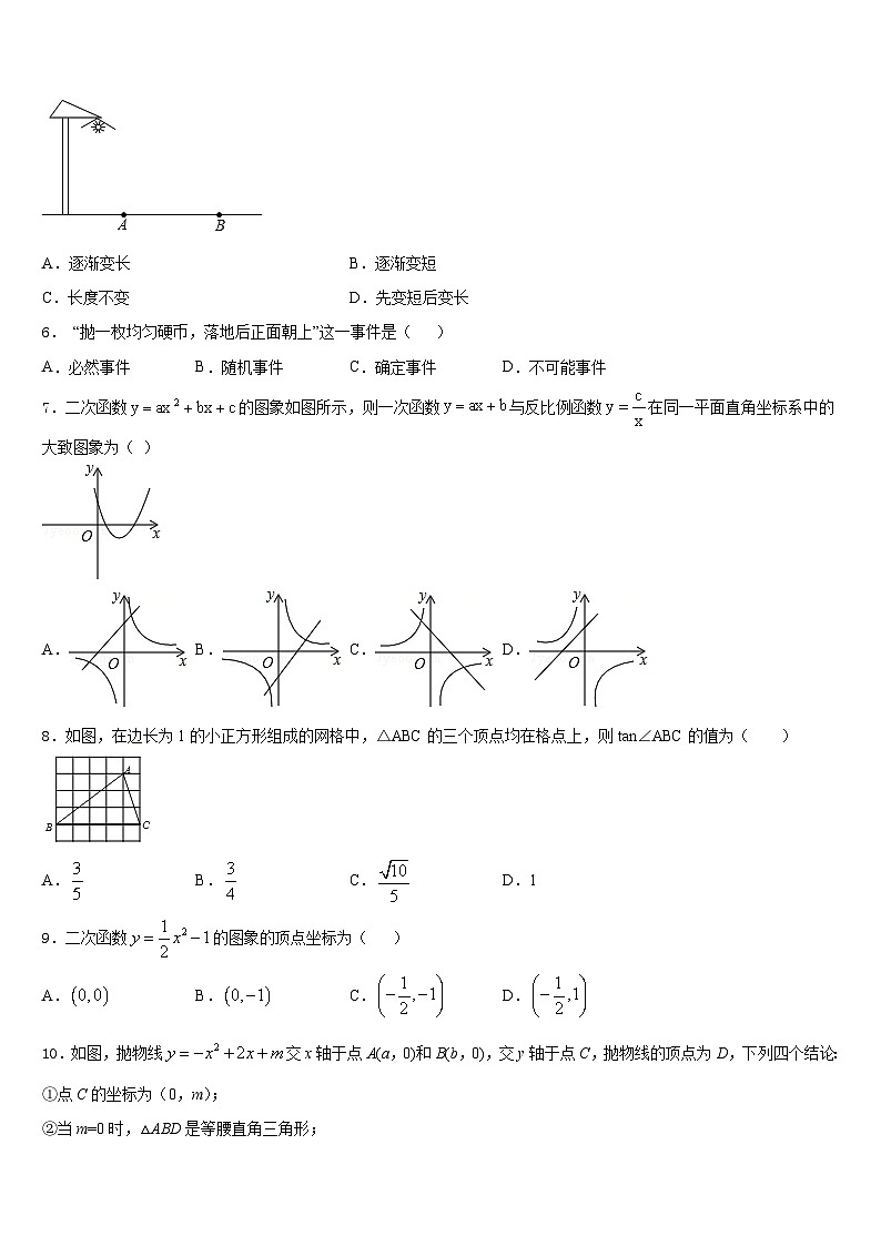 福建省泉州聚龙外国语学校2023-2024学年九上数学期末统考模拟试题含答案02