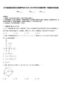 辽宁省抚顺本溪铁岭辽阳葫芦岛市2023-2024学年九年级数学第一学期期末检测试题含答案