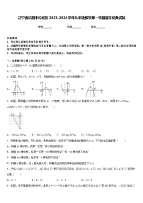 辽宁省沈阳市沈河区2023-2024学年九年级数学第一学期期末经典试题含答案