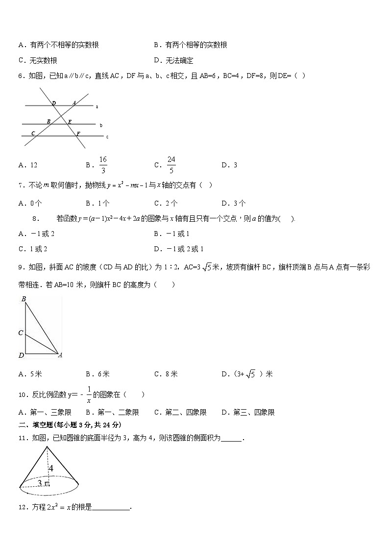 辽源市重点中学2023-2024学年数学九上期末质量检测模拟试题含答案02
