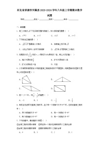 河北省承德市兴隆县2023-2024学年八年级上学期期末数学试题(含答案)