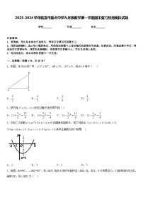 2023-2024学年临夏市重点中学九年级数学第一学期期末复习检测模拟试题含答案