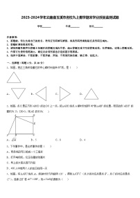 2023-2024学年云南省玉溪市名校九上数学期末学业质量监测试题含答案