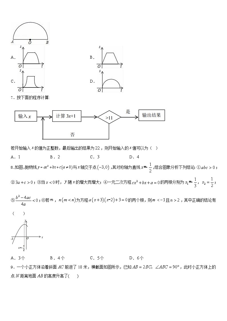 2023-2024学年吉林省通化市名校数学九上期末学业质量监测模拟试题含答案02