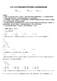 2023-2024学年四川省巴中学市巴州区九上数学期末联考试题含答案