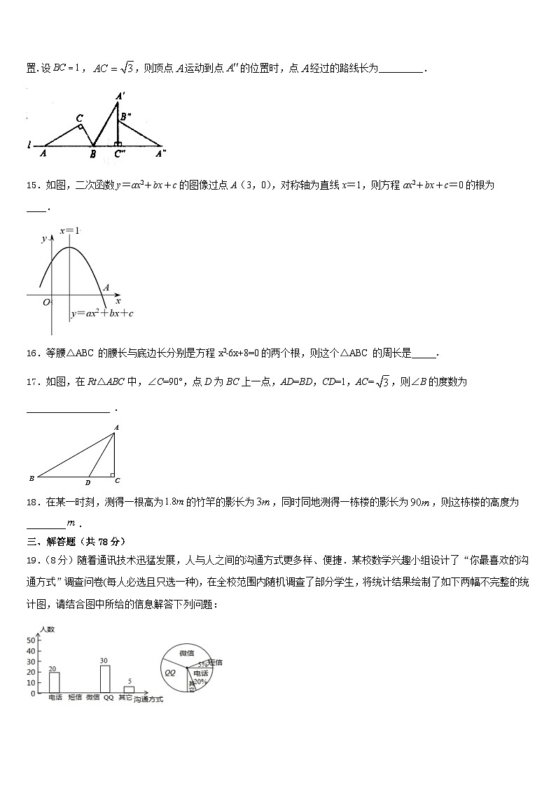 2023-2024学年四川省巴中学市巴州区数学九上期末经典试题含答案03