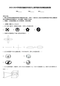 2023-2024学年四川省南充市名校九上数学期末质量跟踪监视试题含答案