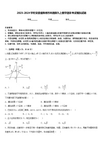 2023-2024学年安徽省滁州市凤阳县九上数学期末考试模拟试题含答案