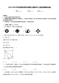 2023-2024学年安徽省合肥市瑶海区九级数学九上期末调研模拟试题含答案