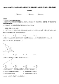 2023-2024学年山东省济南市市中学区五校联考数学九年级第一学期期末达标检测模拟试题含答案