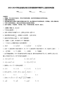 2023-2024学年山东省牡丹区王浩屯镇初级中学数学九上期末统考试题含答案