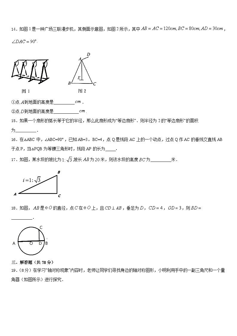 2023-2024学年山东省潍坊市峡山经济开发区数学九年级第一学期期末教学质量检测模拟试题含答案第3页