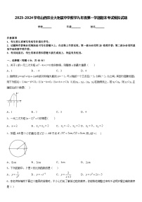 2023-2024学年山西农业大附属中学数学九年级第一学期期末考试模拟试题含答案