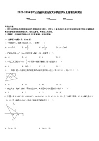 2023-2024学年山西省吕梁地区文水县数学九上期末统考试题含答案