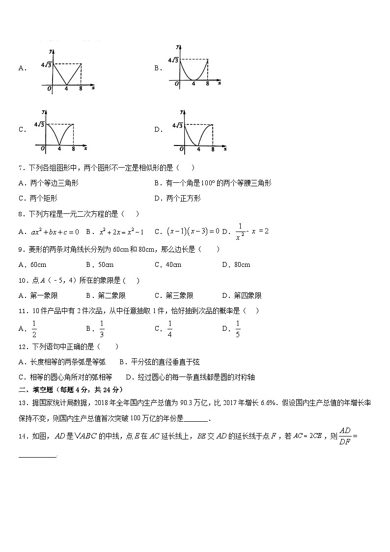 2023-2024学年广东省北京师范大广州实验学校九上数学期末综合测试模拟试题含答案第2页