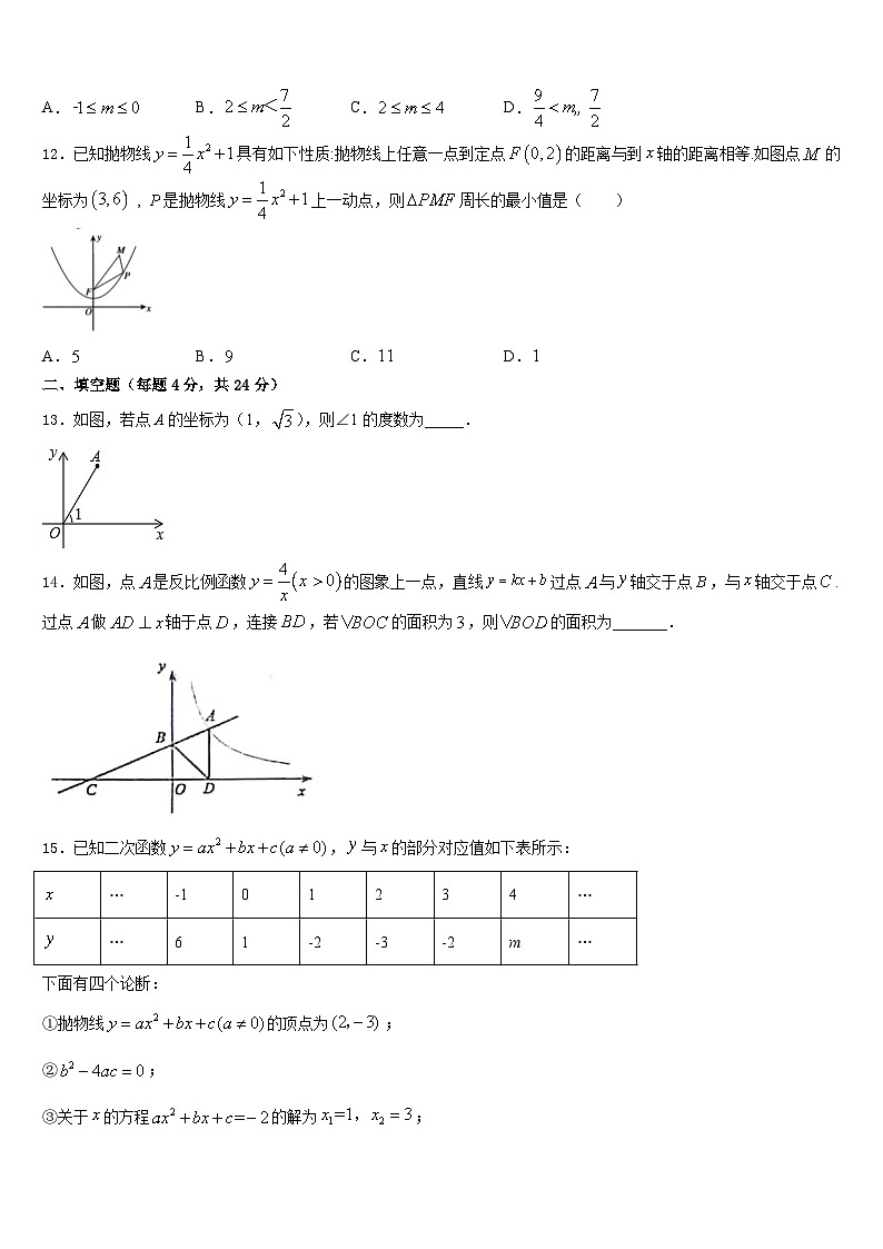2023-2024学年广东省东莞市高埗英华学校九上数学期末综合测试模拟试题含答案03