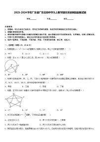 2023-2024学年广东省广东实验中学九上数学期末质量跟踪监视试题含答案