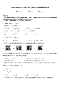 2023-2024学年广东省云浮市云安区九上数学期末考试试题含答案