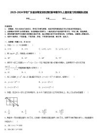 2023-2024学年广东省深圳宝安区四校联考数学九上期末复习检测模拟试题含答案