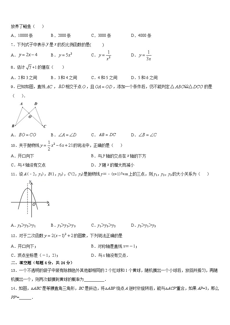 2023-2024学年广东省深圳市龙华区九级九年级数学第一学期期末联考模拟试题含答案第2页