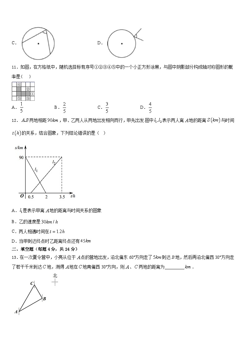 2023-2024学年广西壮族自治区河池天峨县九年级数学第一学期期末统考模拟试题含答案03