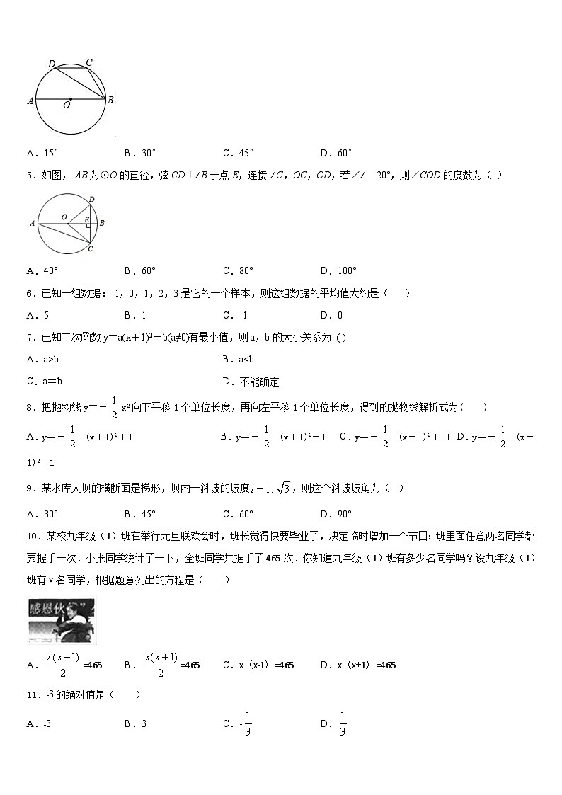 2023-2024学年昭通市重点中学数学九年级第一学期期末达标检测试题含答案第2页