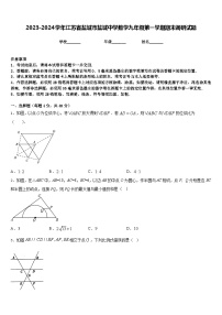 2023-2024学年江苏省盐城市盐城中学数学九年级第一学期期末调研试题含答案