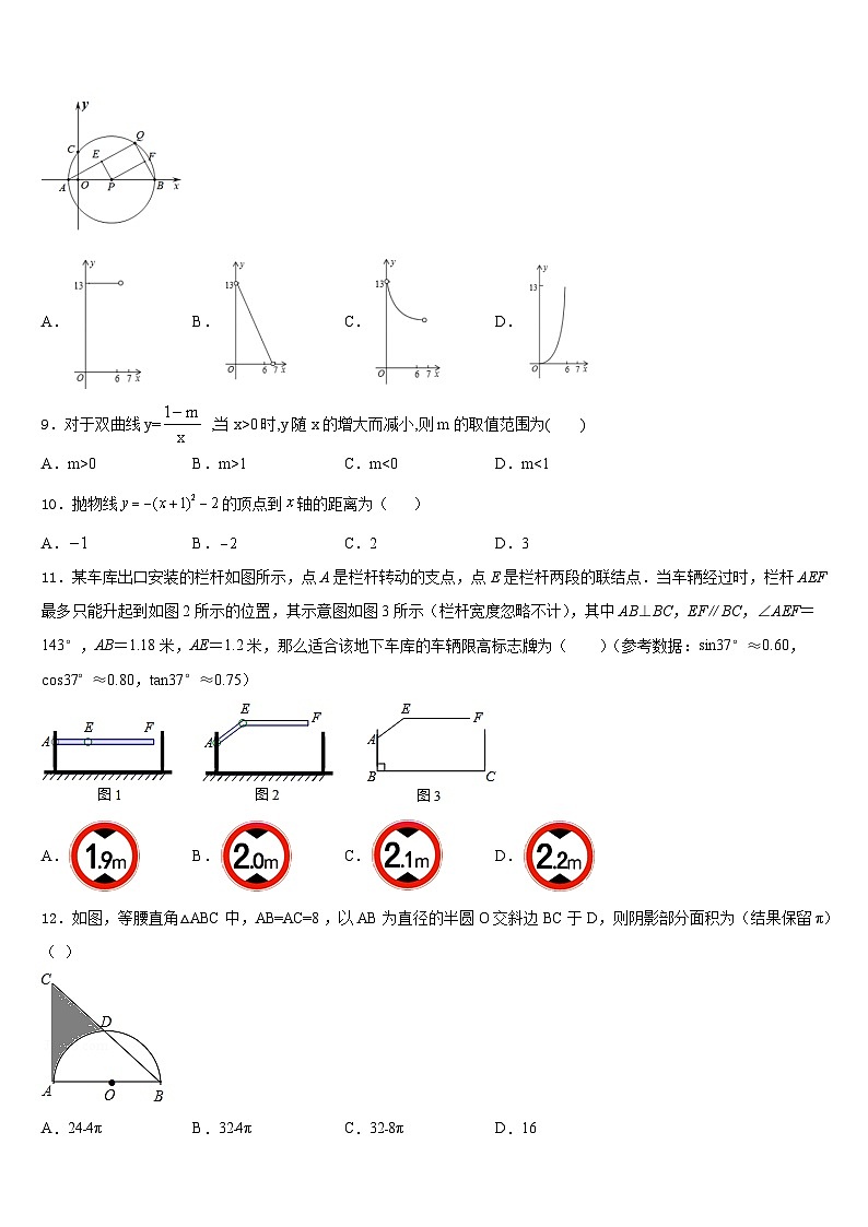 2023-2024学年四川省成都市天府新区数学九上期末学业水平测试模拟试题含答案03