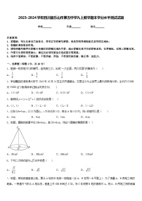 2023-2024学年四川省乐山市第五中学九上数学期末学业水平测试试题含答案