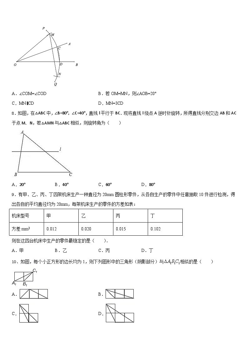 2023-2024学年安徽省宣城市宣州区水阳中学心初级中学数学九年级第一学期期末学业水平测试试题含答案03