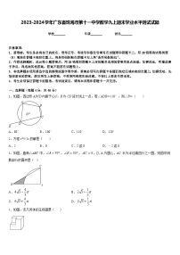 2023-2024学年广东省珠海市第十一中学数学九上期末学业水平测试试题含答案