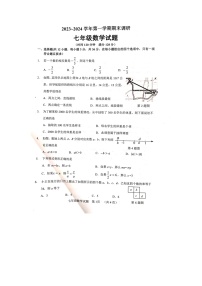 山东省聊城市东阿县2023-2024学年七年级上学期1月期末数学试题