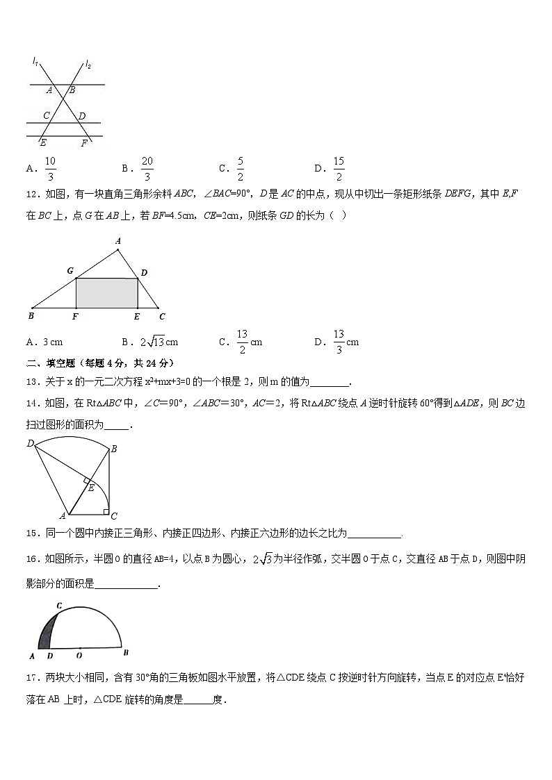 2023-2024学年江西省吉安市吉州区数学九年级第一学期期末质量跟踪监视模拟试题含答案03