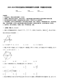 2023-2024学年河北省泊头市教研室数学九年级第一学期期末统考试题含答案