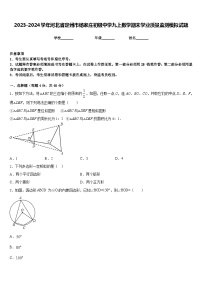 2023-2024学年河北省定州市杨家庄初级中学九上数学期末学业质量监测模拟试题含答案