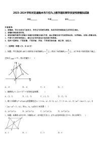 2023-2024学年河北省衡水市八校九上数学期末教学质量检测模拟试题含答案